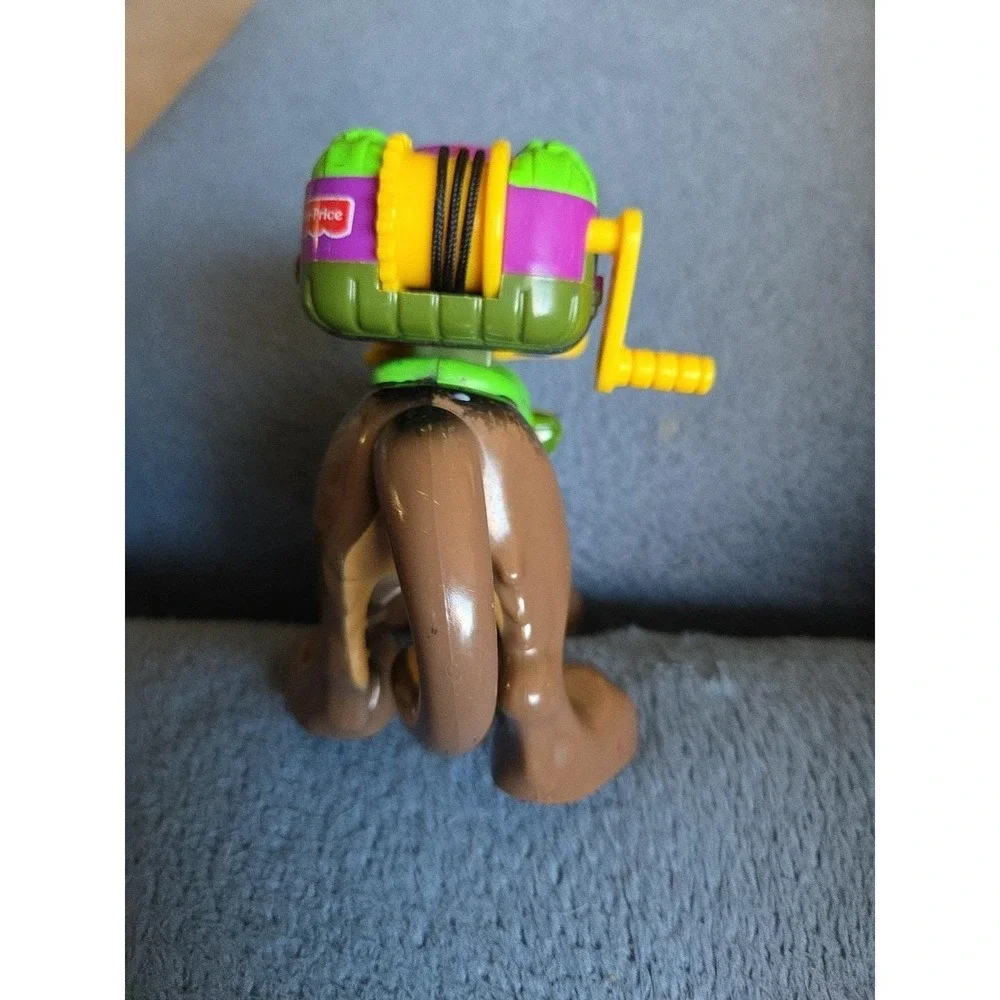 Vintage 2000 Claude Mountain Lion w/Backpack Fisher‎ Price Rescue Heroes